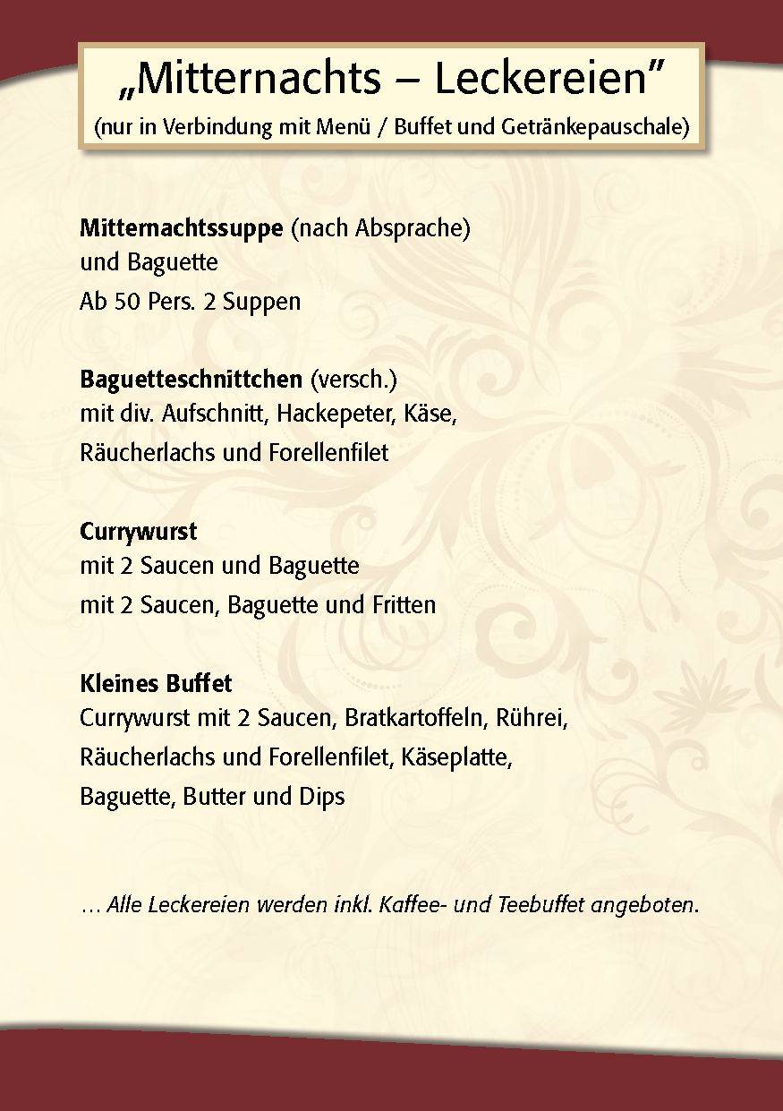 Köhncke's "Mitternachts - Leckereien"