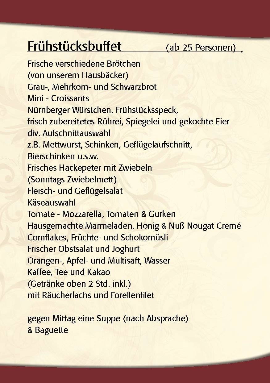 Köhncke's Hotel Frühstücksbuffet Köhncke's Hotel Frühstücksbuffet