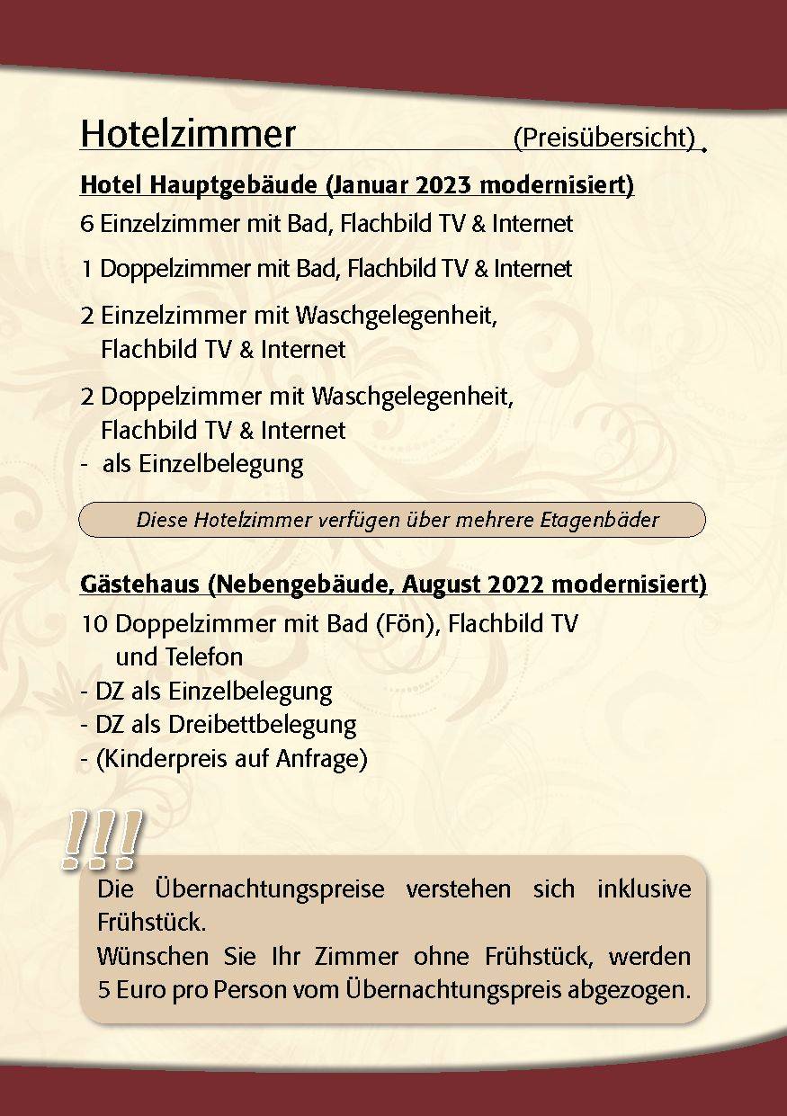Köhncke's Hotelzimmer